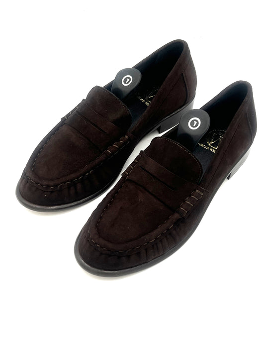 Classic Penny Loafers Brown Suede