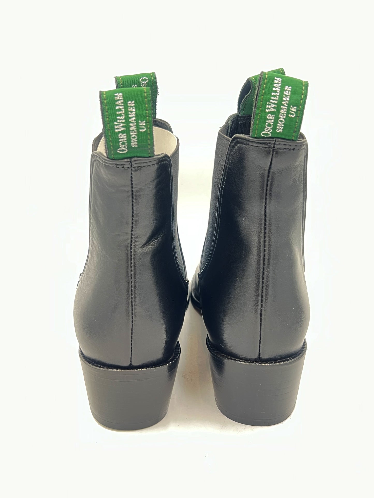 Oscar William Women’s Chelsea Boots – Black Leather | Leather Sole