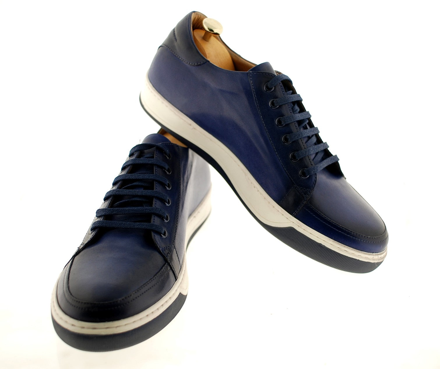 Oscar William Luxury Sneakers – Handmade Leather Trainers