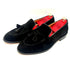 Oscar William Black Suede Tassel Loafers – Leather Sole