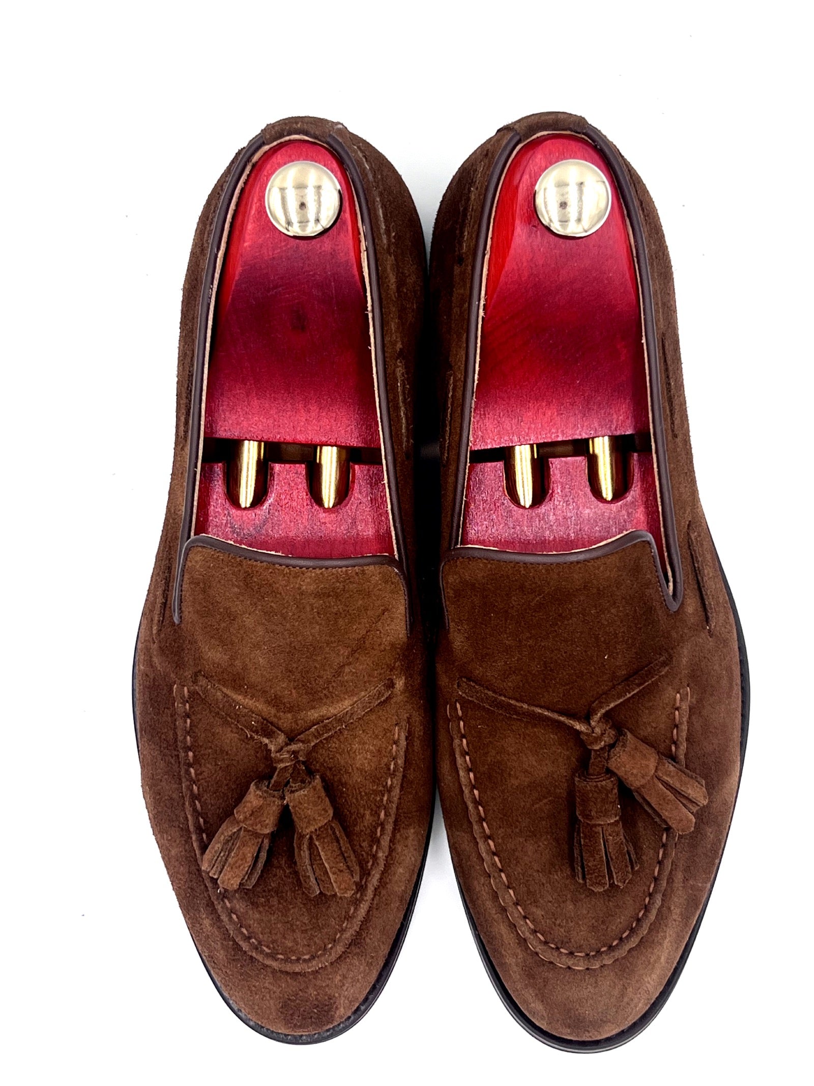 Oscar William Polo Brown Tassel Loafers