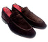 Oscar William Dark Brown Suede Penny Loafers
