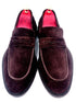Oscar William Dark Brown Suede Penny Loafers