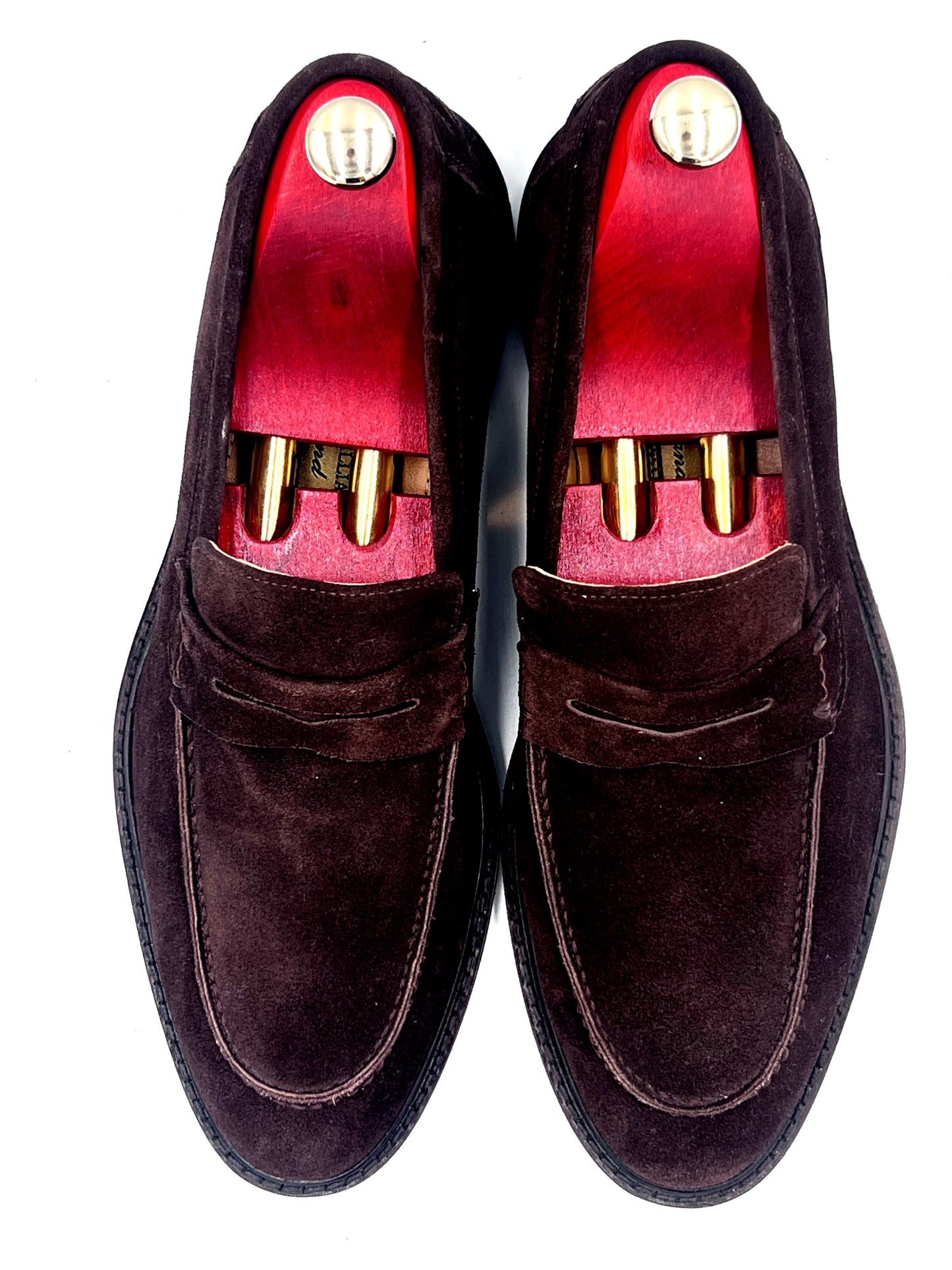 Oscar William Dark Brown Suede Penny Loafers – Understated Elegance, Effortless Comfort