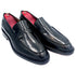 Oscar William Black High Shine Penny Loafers