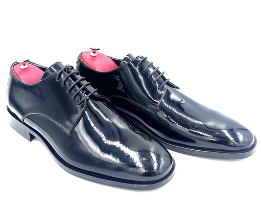 Oscar William Patent Derby Shoes – The Perfect Choice for Wedding / Black Tie Events