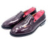 Oscar William Burgundy High Shine Penny Loafers