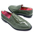 Oscar William Green Patent Leather Penny Loafers
