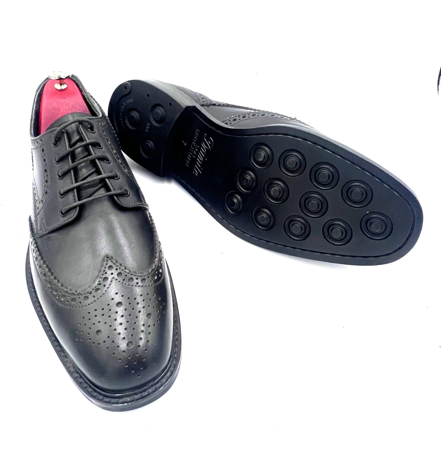 Oscar William Full Brogue Dress Shoes – Dainite Rubber Sole