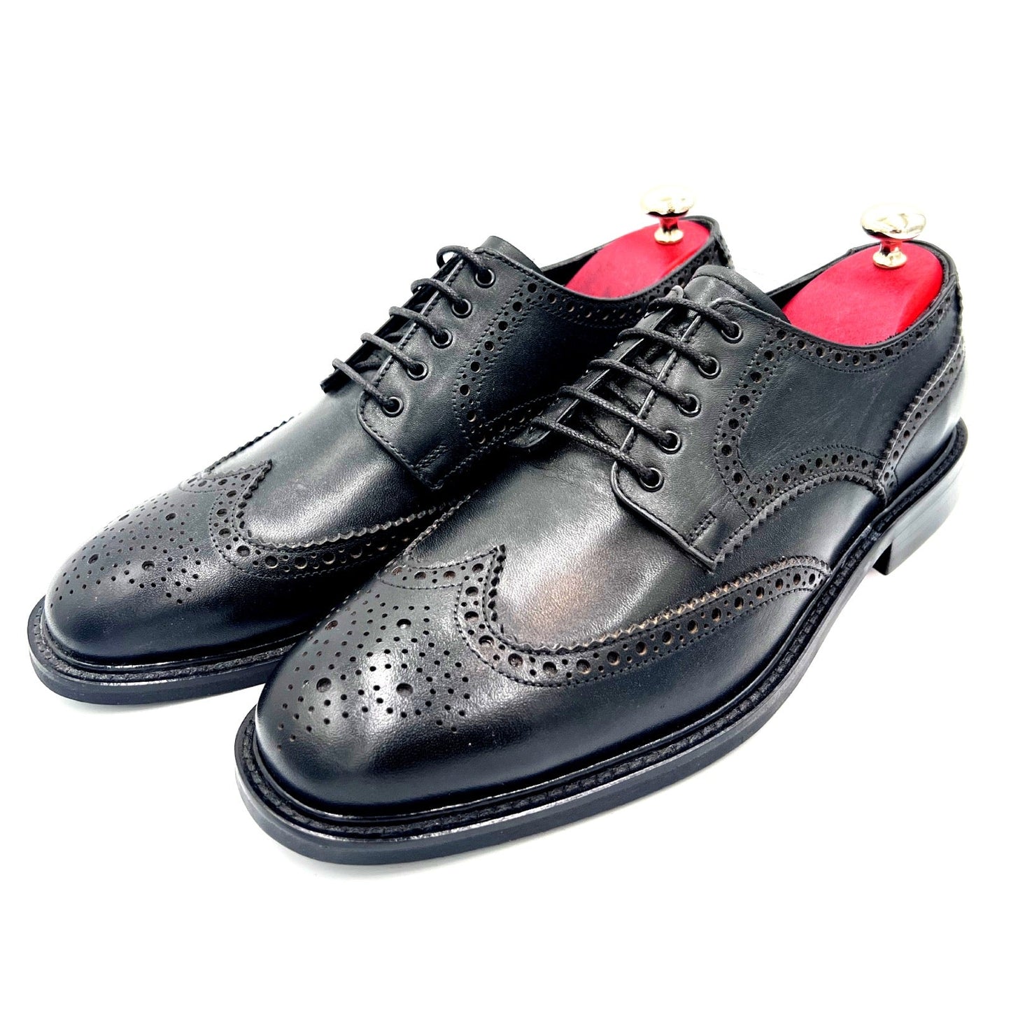 Oscar William Full Brogue Dress Shoes – Dainite Rubber Sole