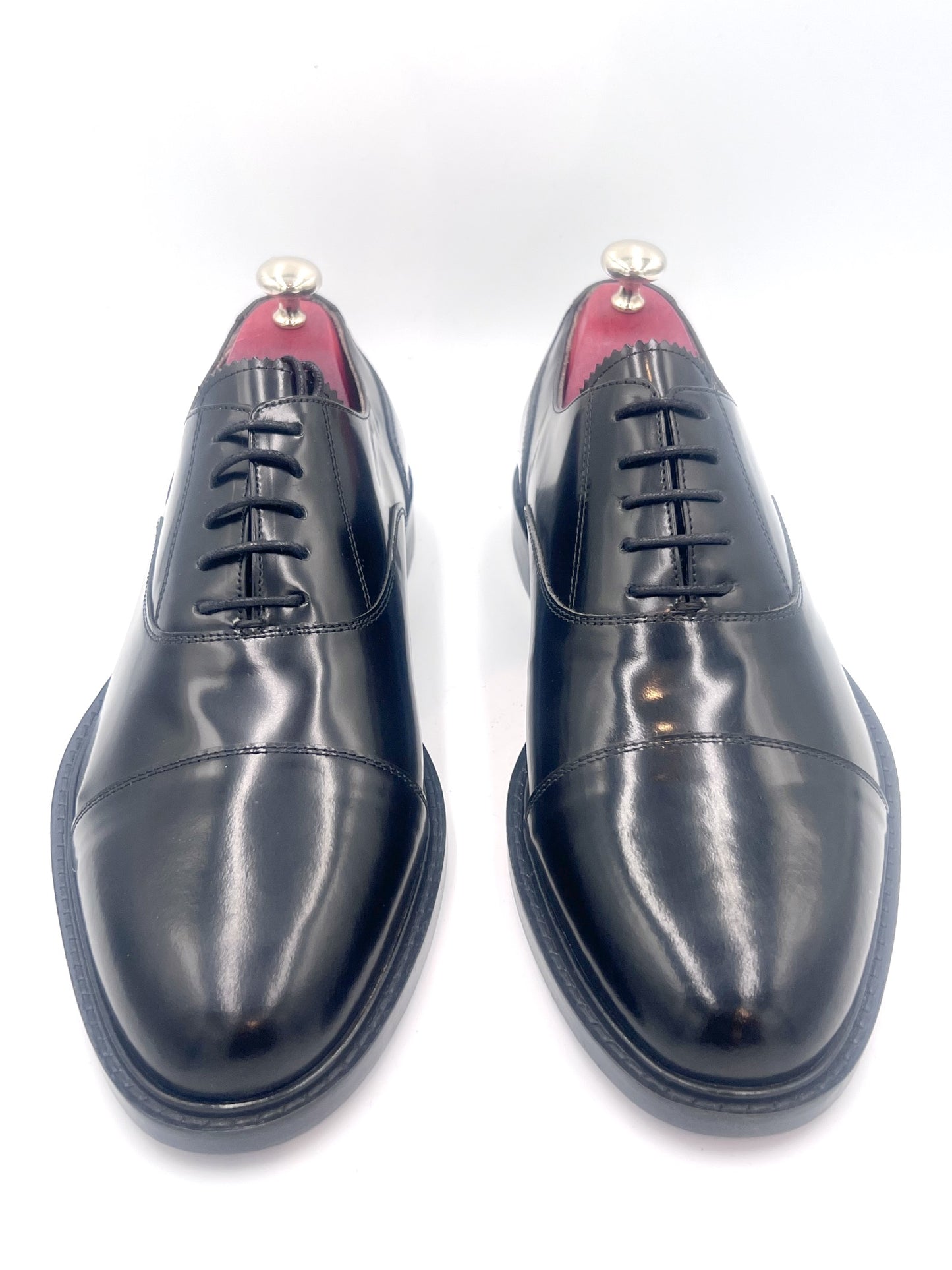 Oscar William Classic Mens Oxford – High Shine Leather, Leather Sole / Lining