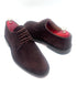 Oscar William Dark Brown Suede Derby Shoes – Leather Sole