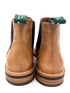 Hand-Painted Patina Chelsea Boots | Studded Rubber Sole