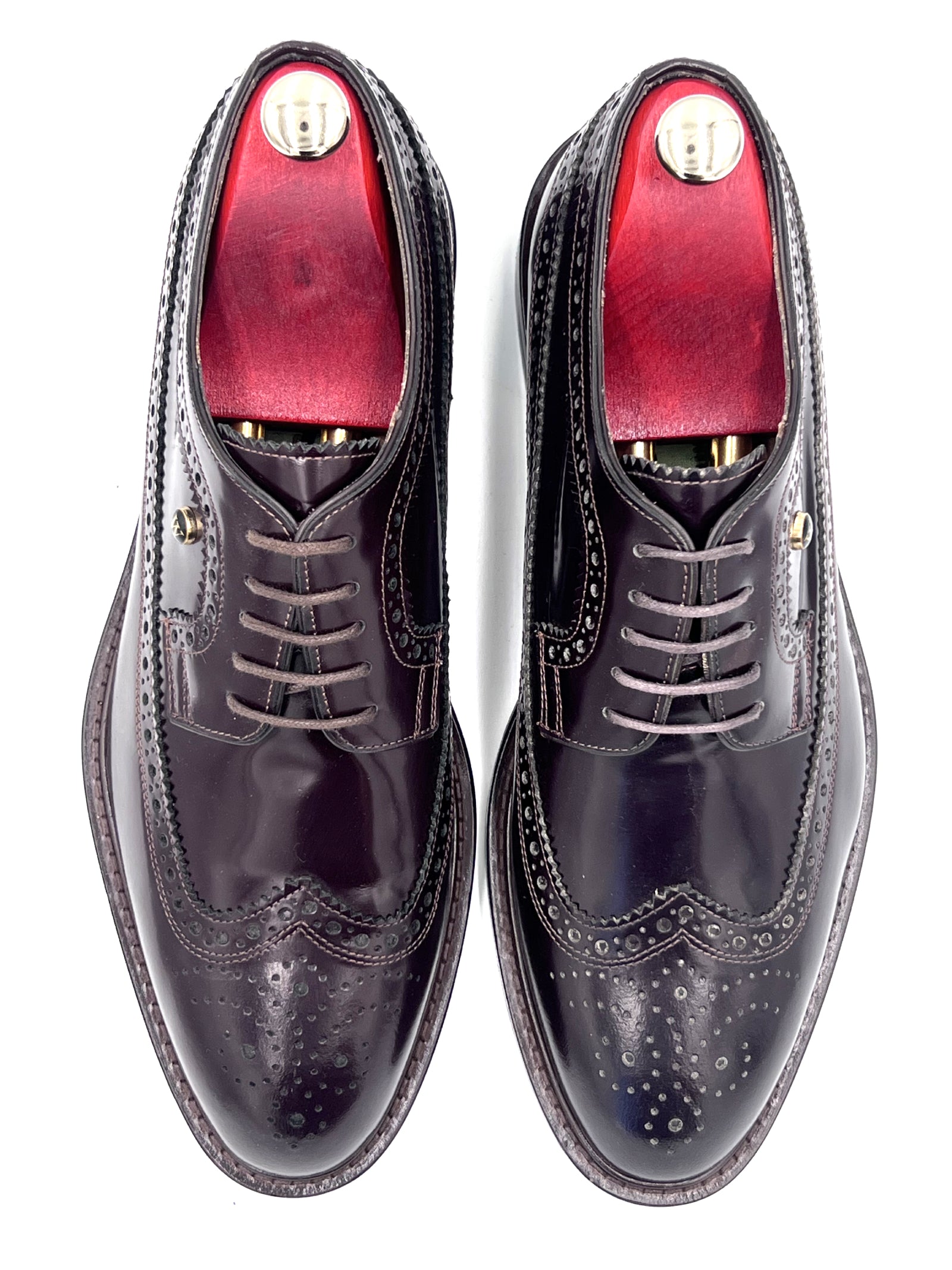 Oscar William Brogue – Royal Long Wing | High Shine Brown