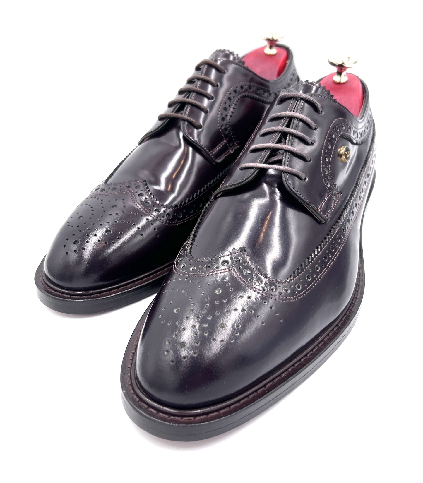 Oscar William Brogue – Royal Long Wing | High Shine Brown