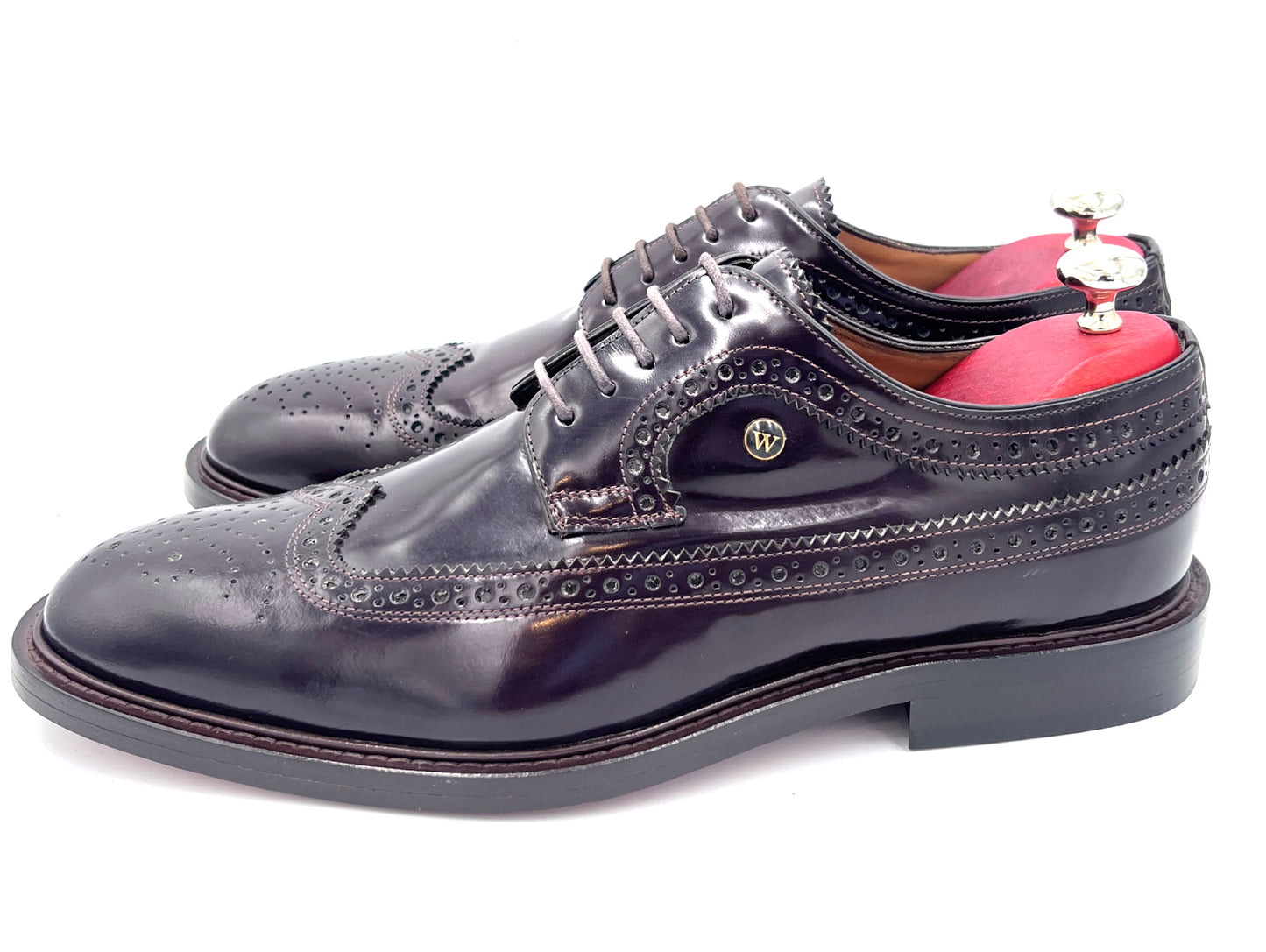 Oscar William Brogue – Royal Long Wing | High Shine Brown