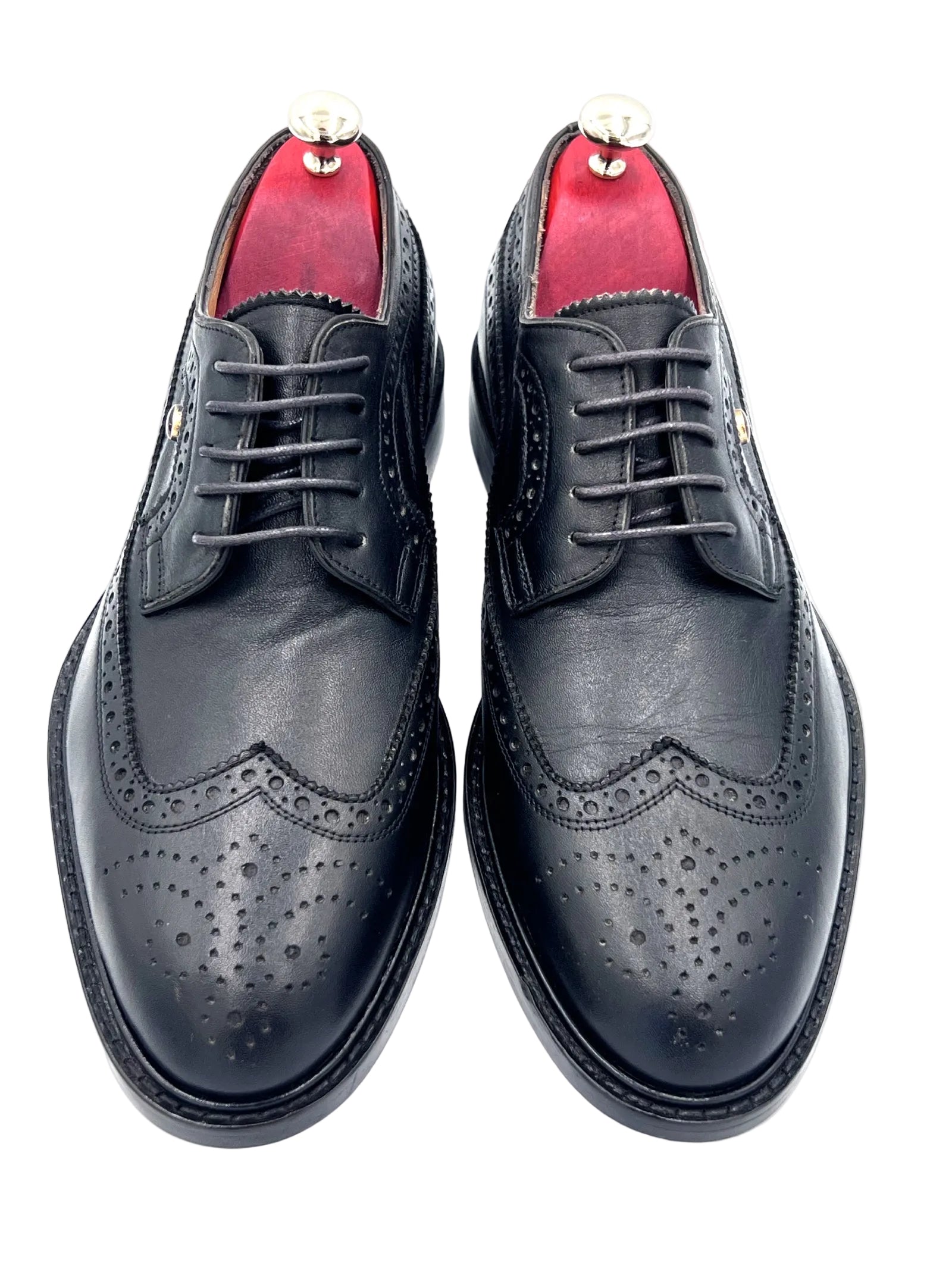 Oscar William Brogue – Royal Long Wing | Box Calf Leather