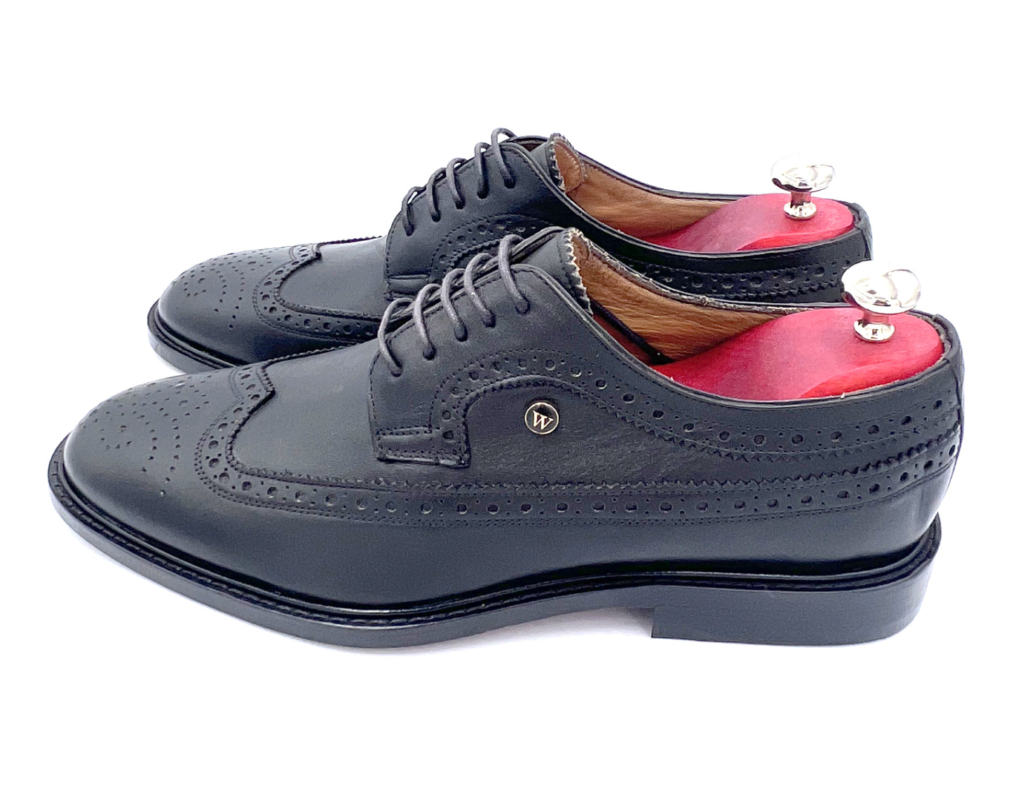 Oscar William Brogue – Royal Long Wing | Box Calf Leather