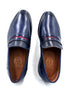 Oscar William Navy Blue Penny Loafers – Leather Sole
