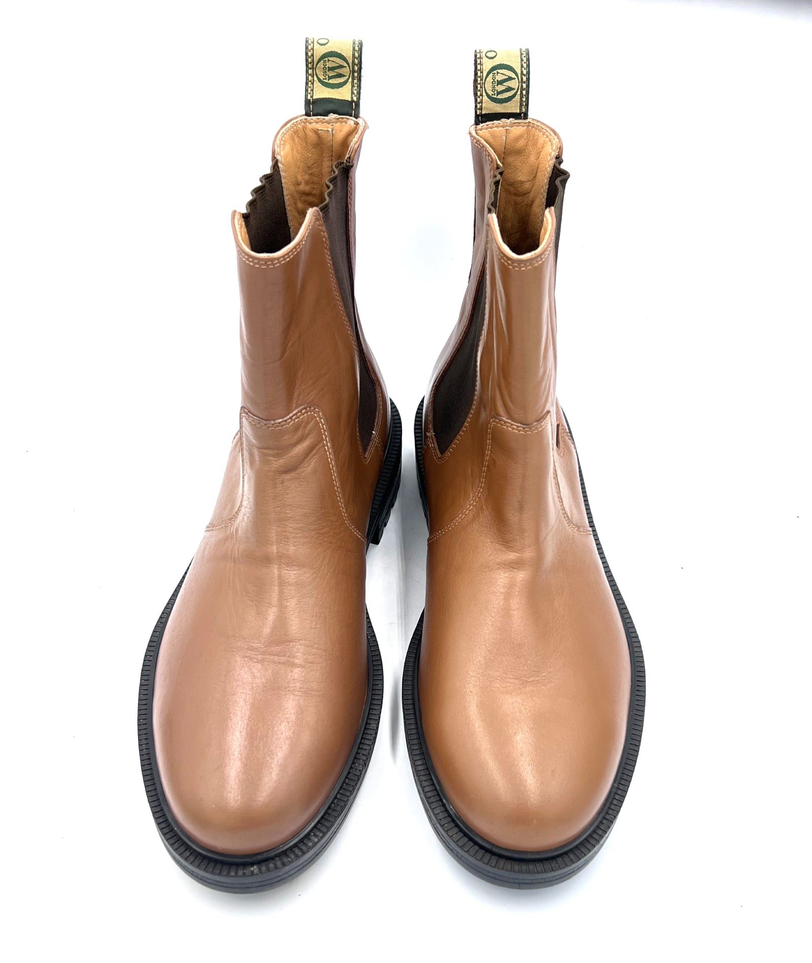 Tan Chelsea Boots for Men | Handcrafted Leather & Rubber Sole