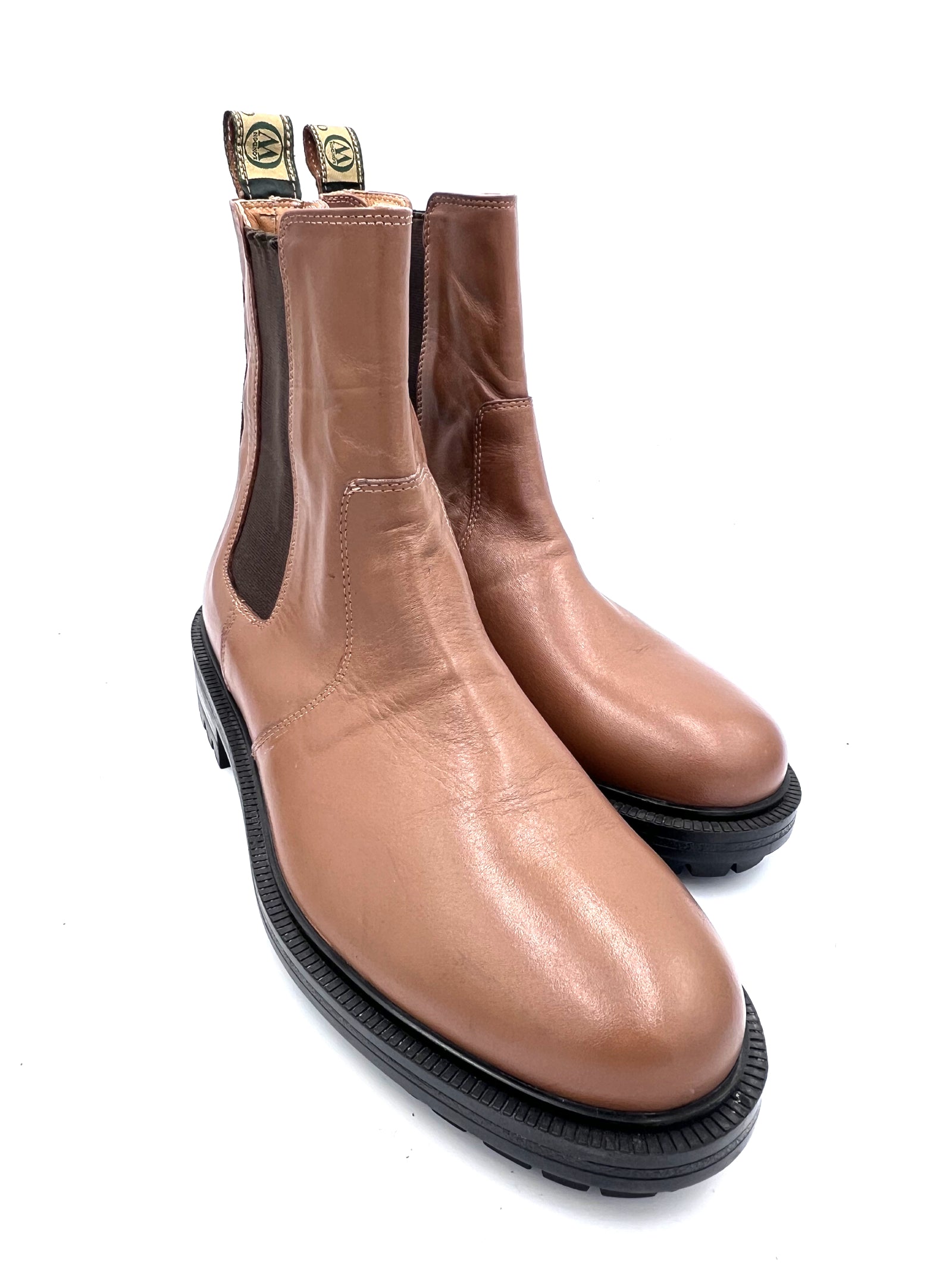 Tan Chelsea Boots for Men | Handcrafted Leather & Rubber Sole