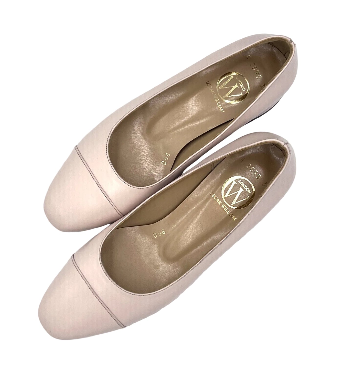 Oscar William Classic Formal Pump – Beige | Leather Sole