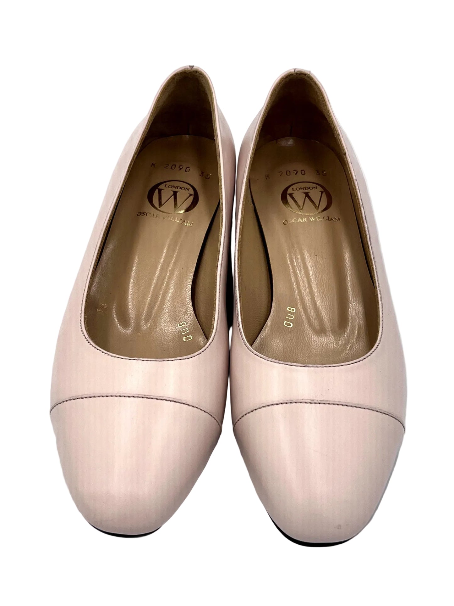 Oscar William Classic Formal Pump – Beige | Leather Sole