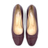 Oscar William Maroon Leather Pumps – Leather Sole