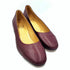 Oscar William Maroon Leather Pumps – Leather Sole