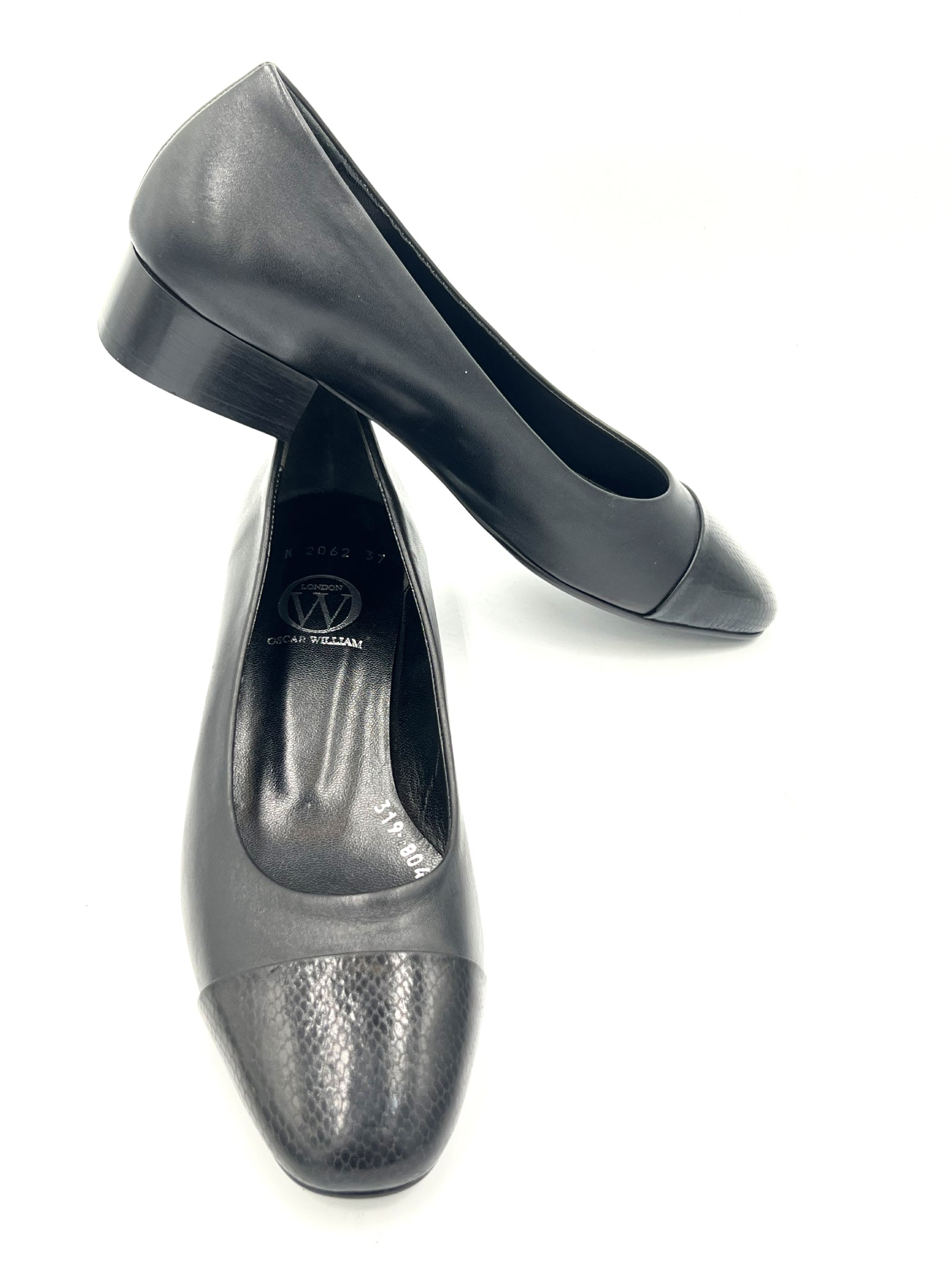 Oscar William Black Formal Pumps – High Shine Toe
