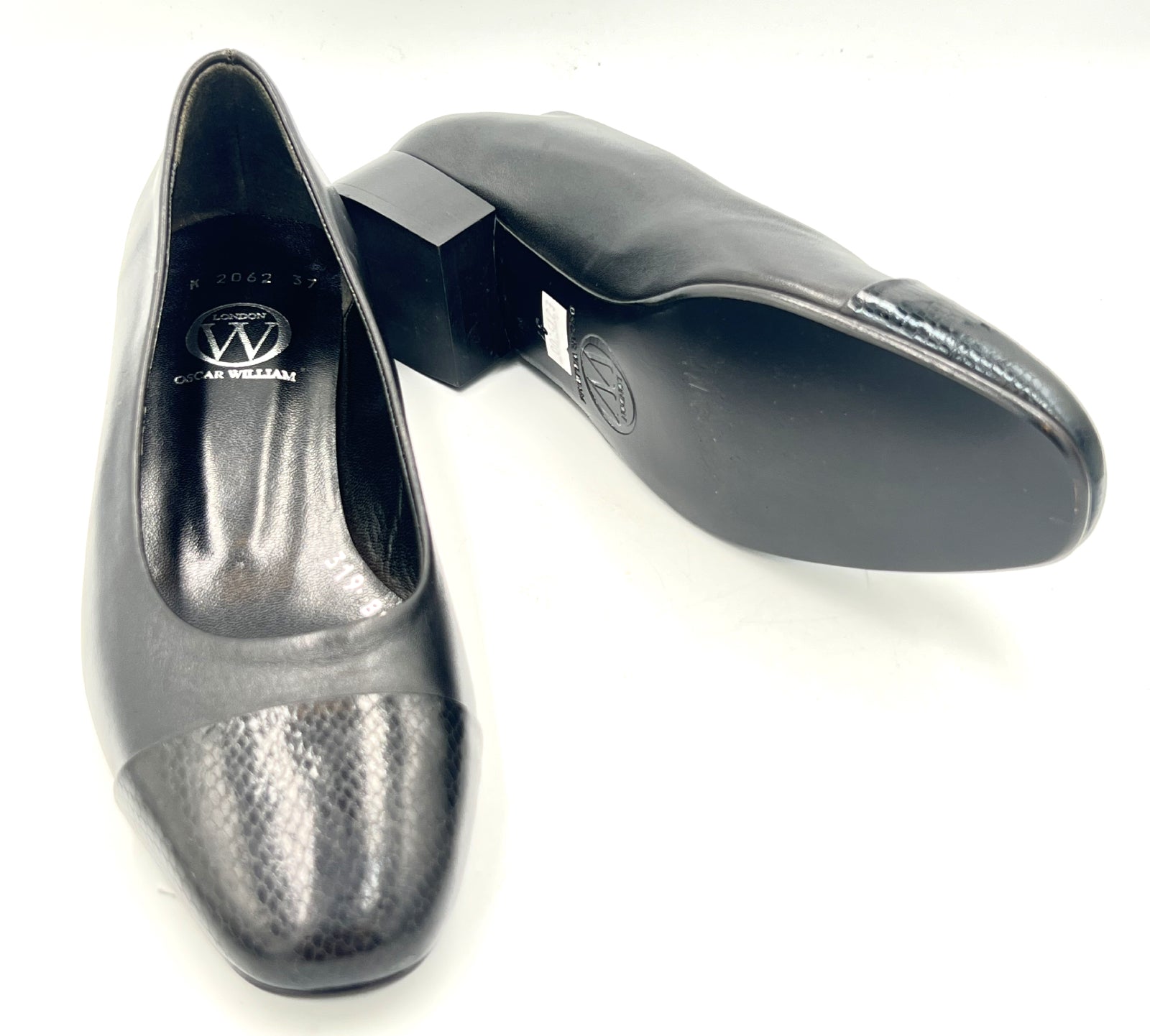 Oscar William Black Formal Pumps – High Shine Toe