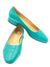 Oscar William Emerald Green Leather Pumps