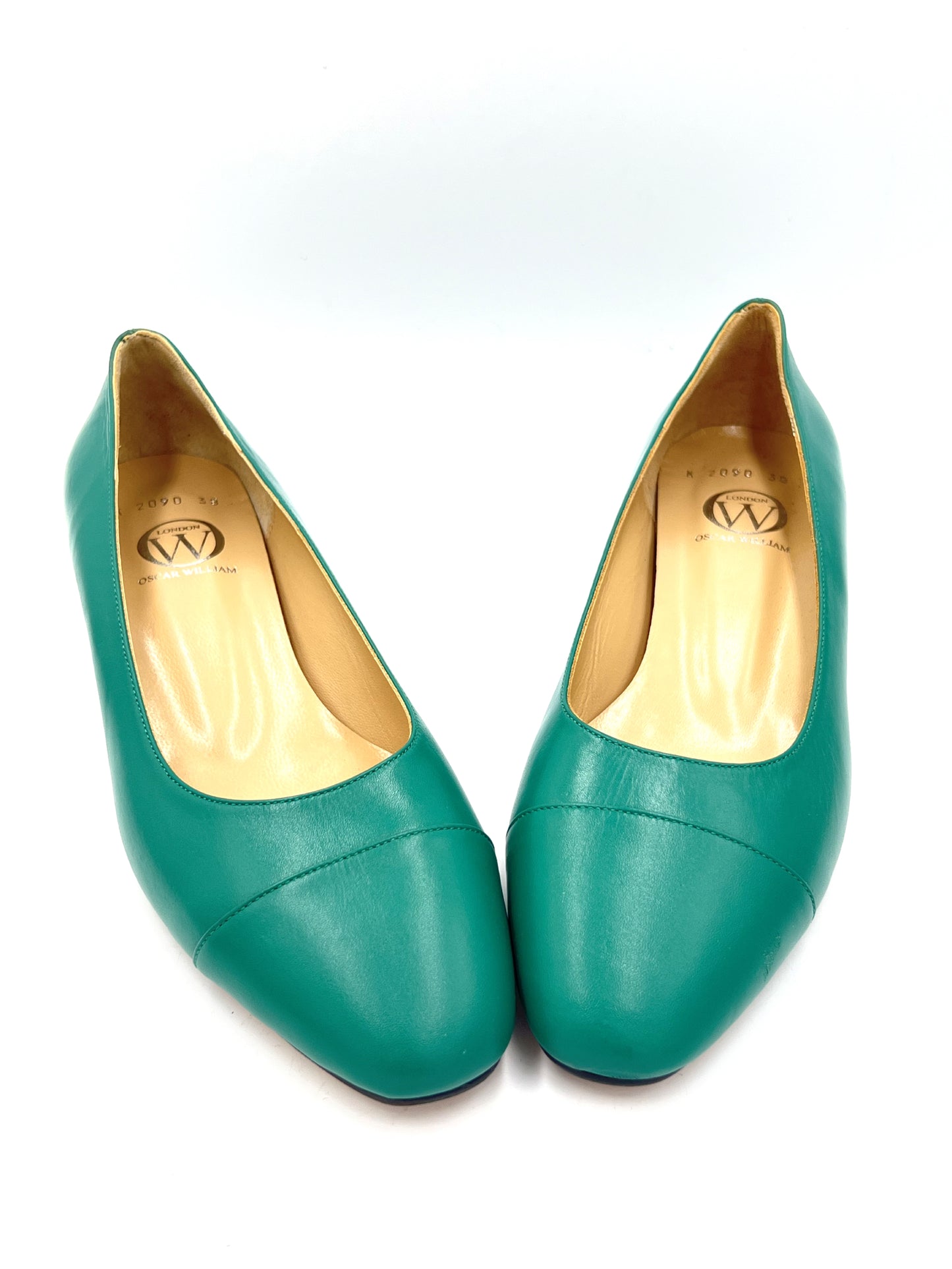 Oscar William Black Formal Pump Leather Shoes