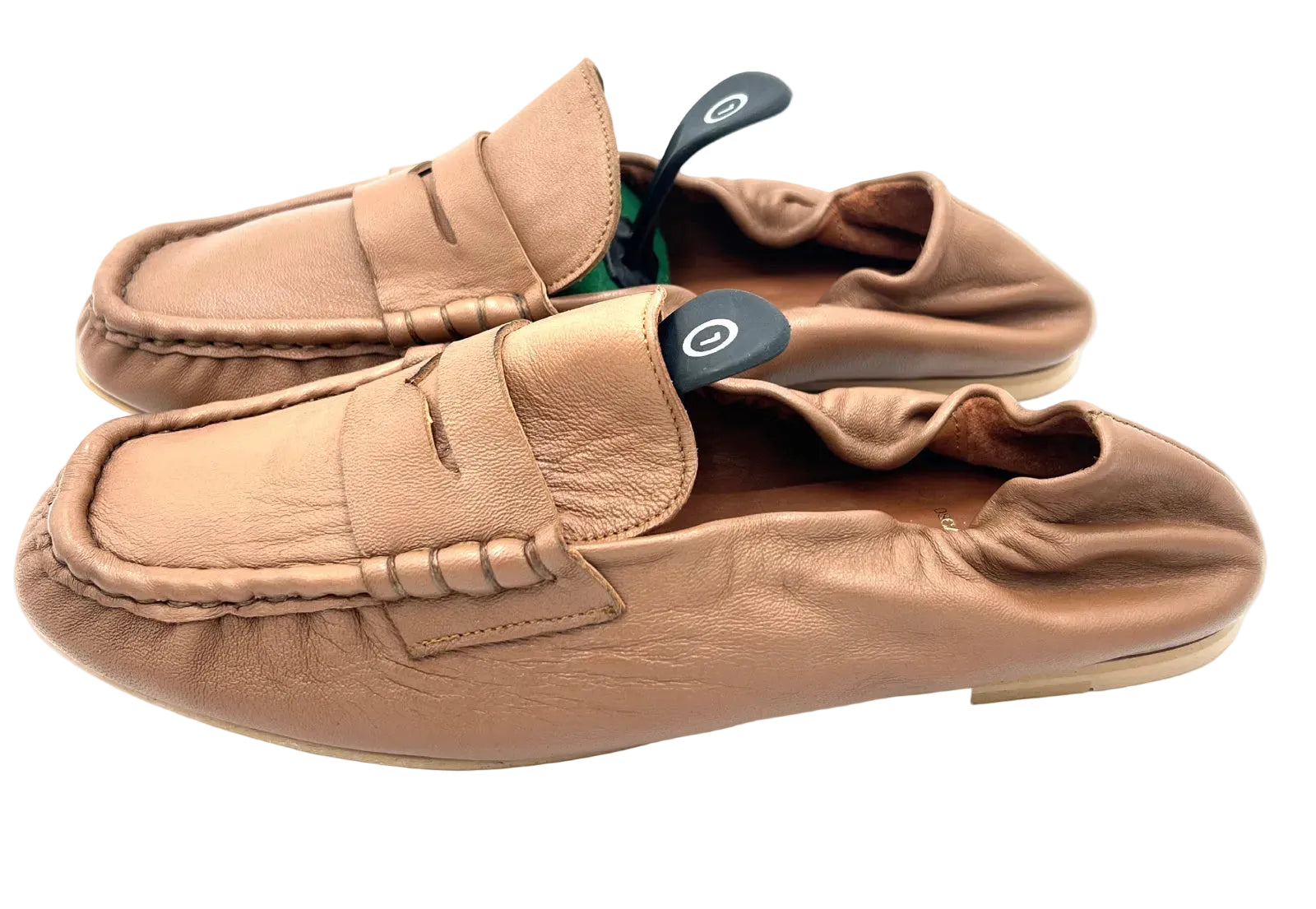 Oscar William Tan Penny Loafers – Elastic Fit