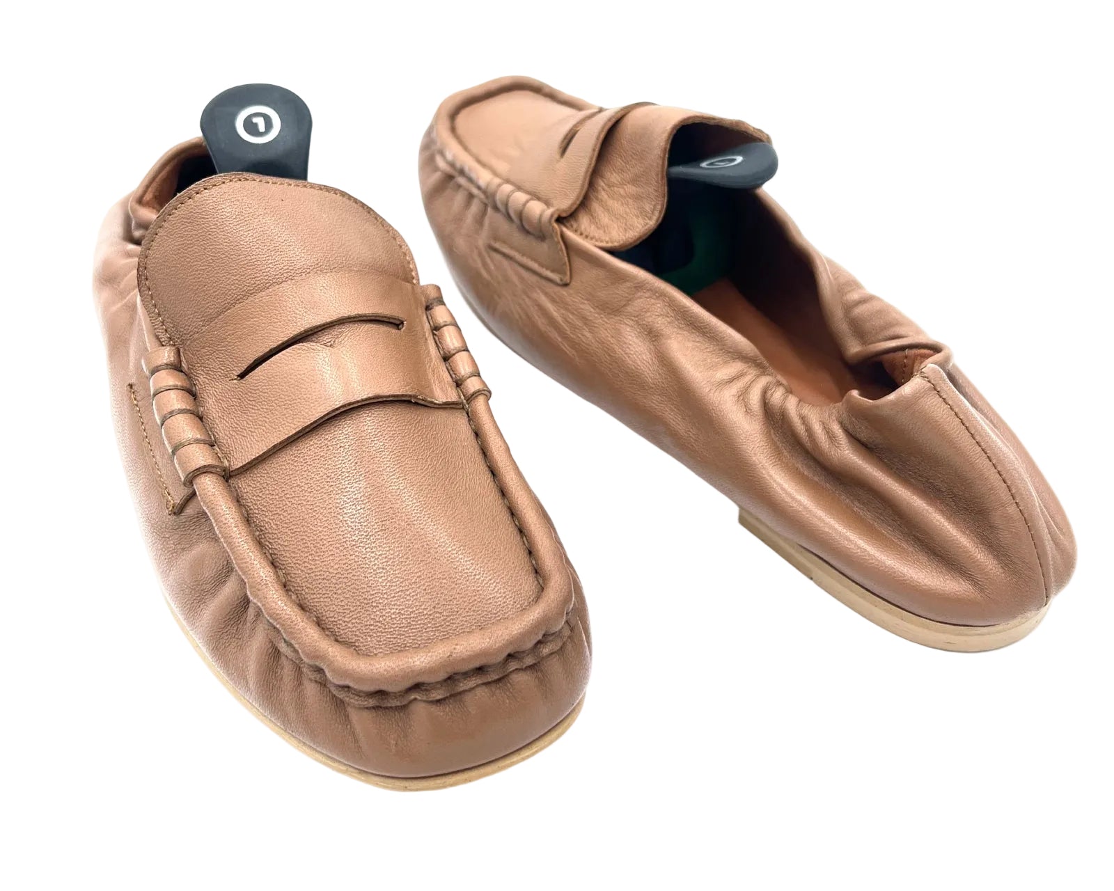 Oscar William Tan Penny Loafers – Elastic Fit