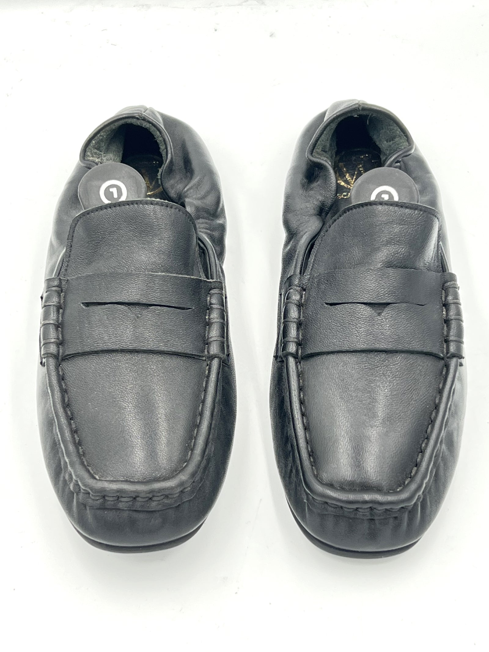 Oscar William Black Soft Leather Loafers – Elastic Fit