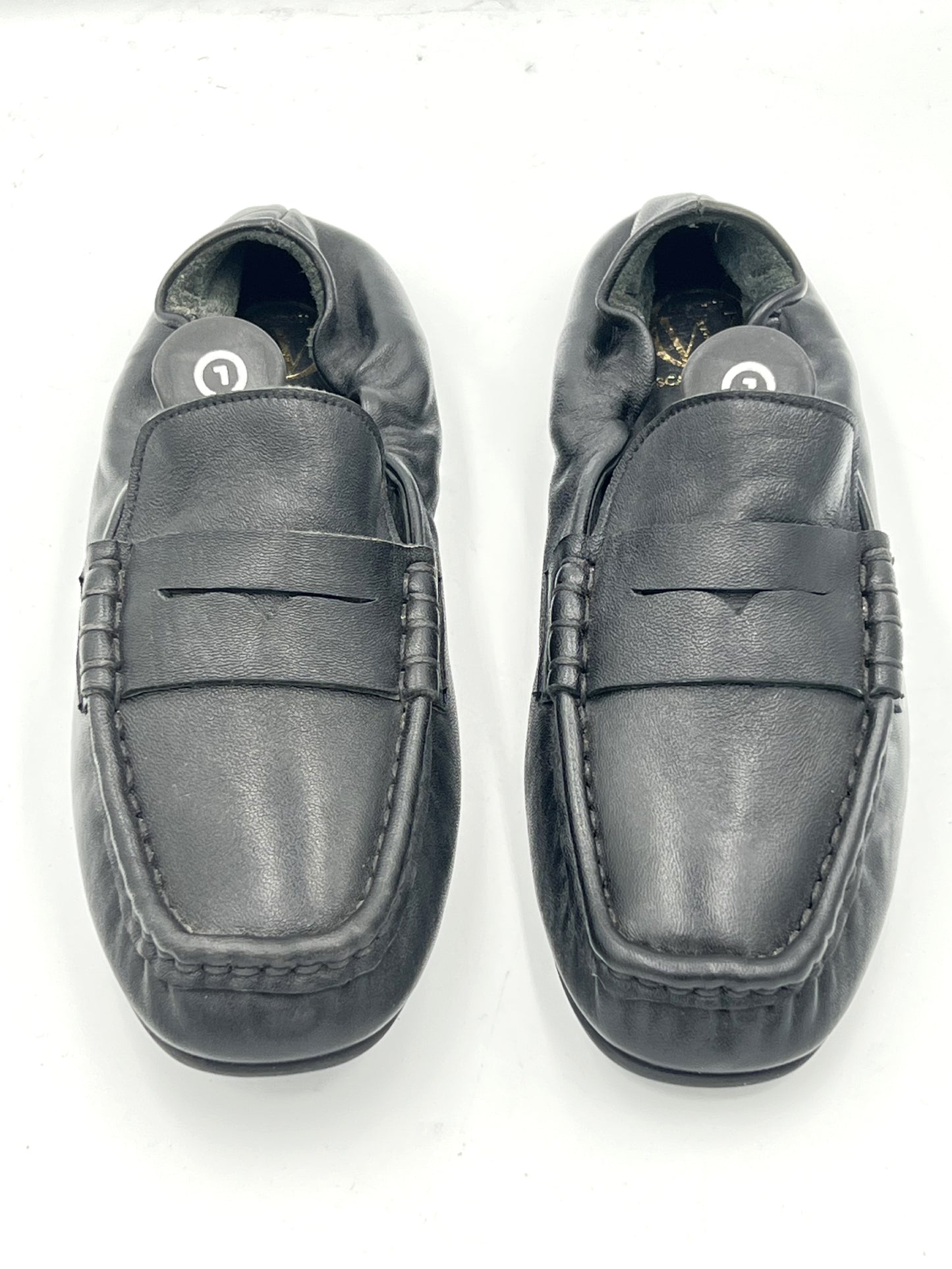 Oscar William Classic Loafers – Black Soft Leather | Elastic Fit