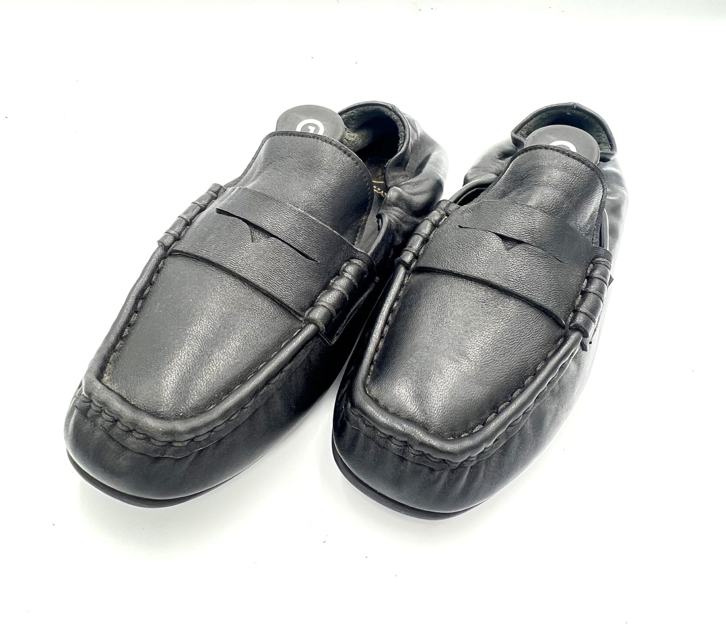 Oscar William Classic Loafers – Black Soft Leather | Elastic Fit