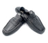 Oscar William Black Soft Leather Loafers – Elastic Fit