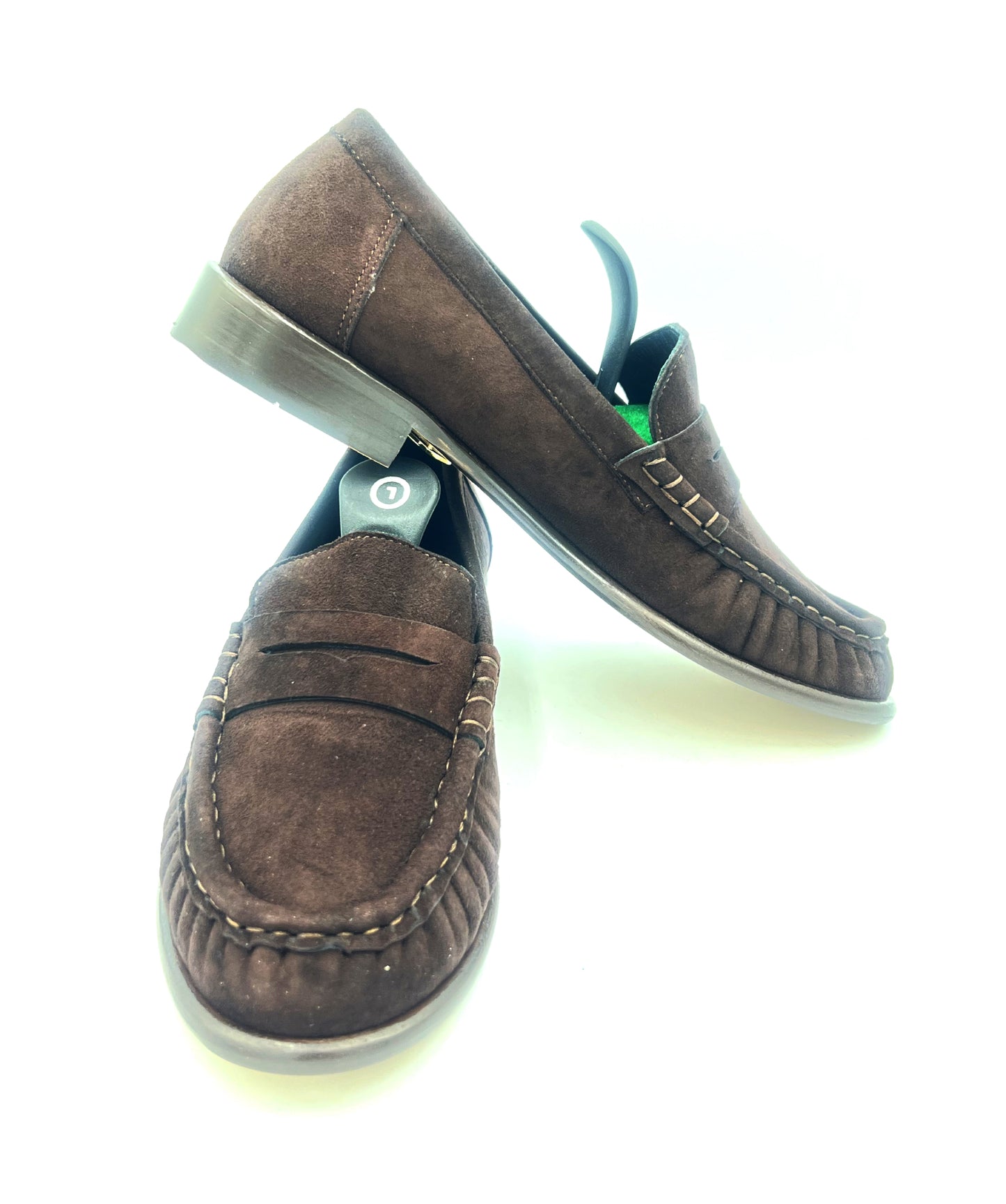 Classic Penny Loafers Brown Suede