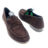 Oscar William Brown Suede Penny Loafers