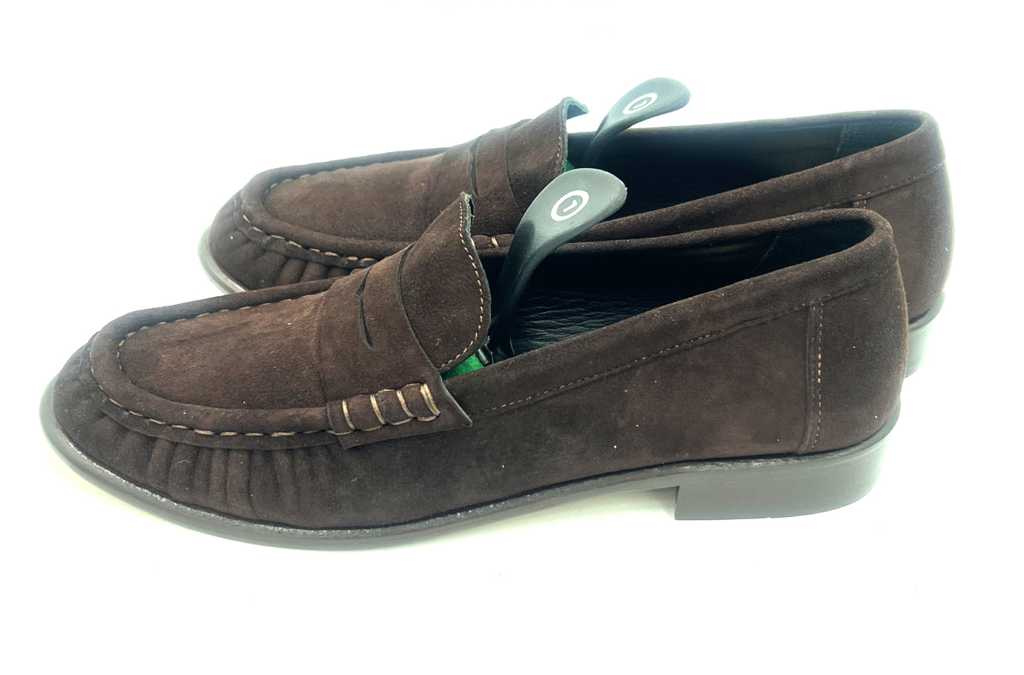 Classic Penny Loafers Brown Suede