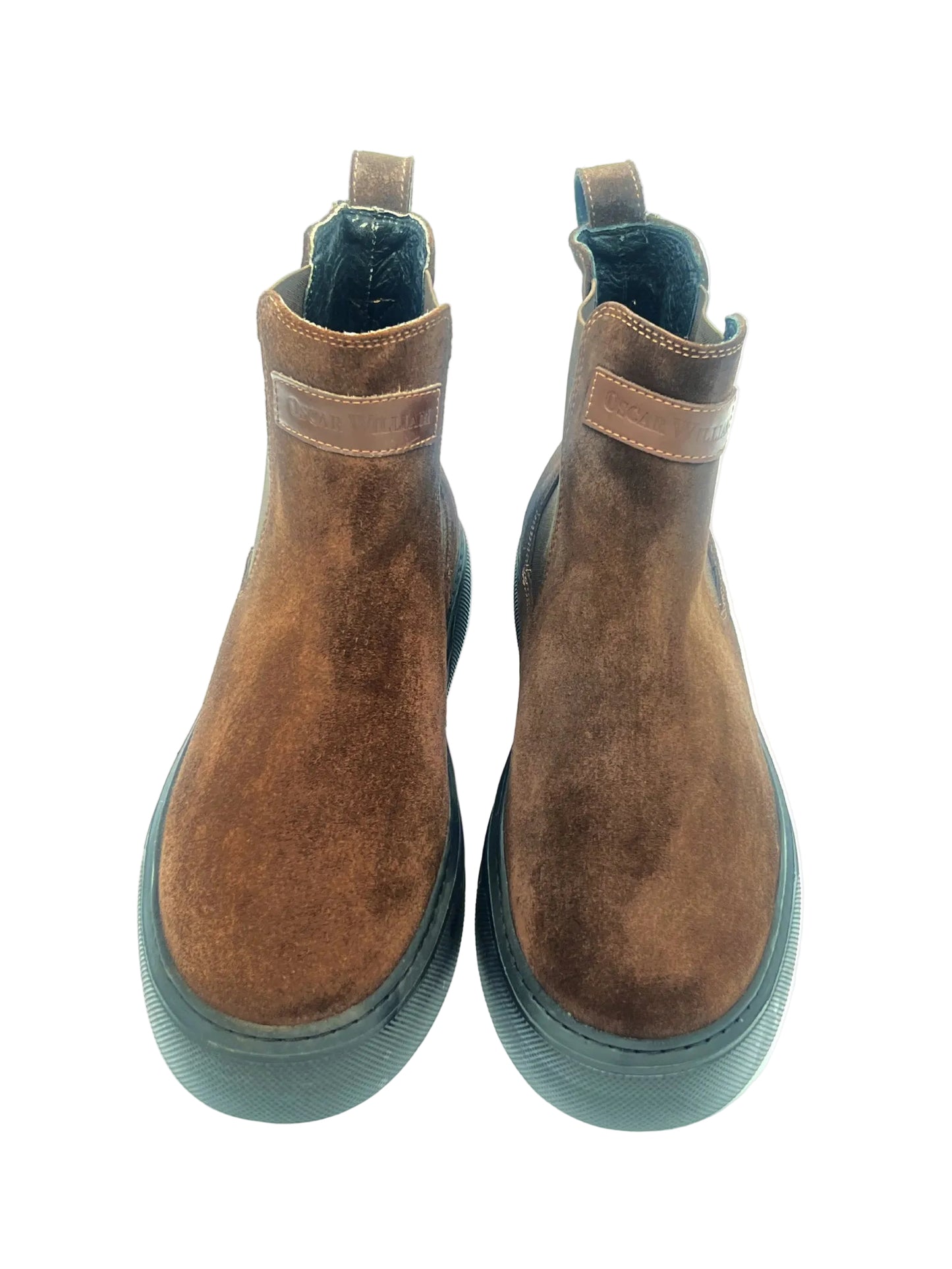 Oscar William Chelsea Boots – Dark Brown | Back Zip Design