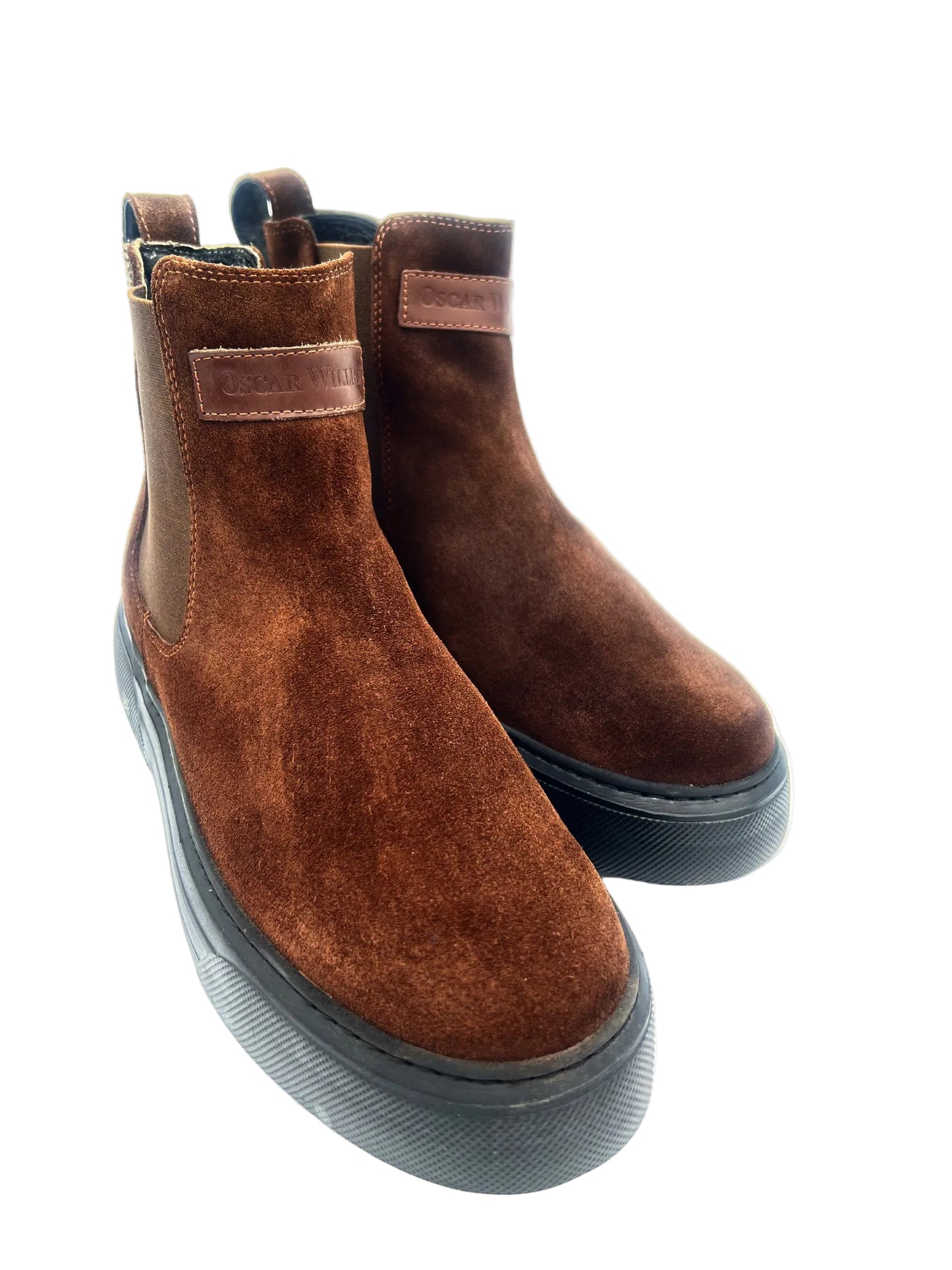 Oscar William Chelsea Boots – Dark Brown | Back Zip Design