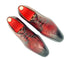 Oscar William Patina Derby – Burgundy / Black | Leather Sole