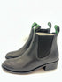 Oscar William Women’s Chelsea Boots – Black Leather | Leather Sole