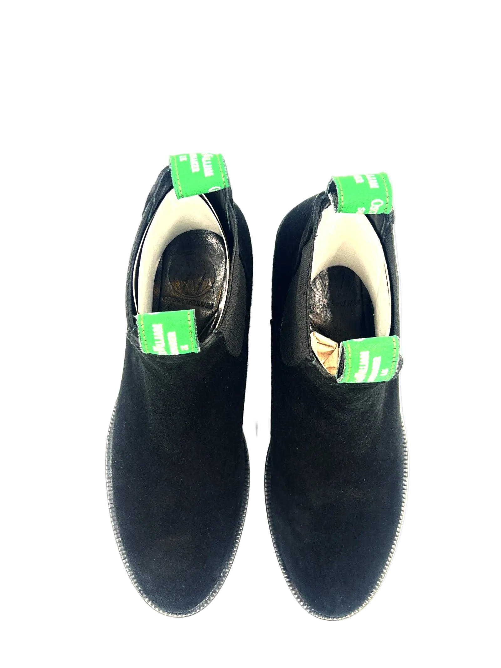Oscar William Women’s Chelsea Boots – Black Suede | Leather Sole